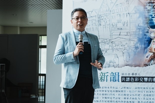 虎科大藝術中心推「水彩新韻」聯展　打造自由創作與跨齡交流空間